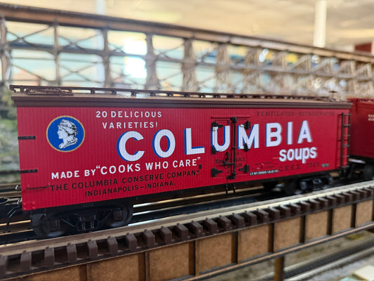 Atlas O 3002649S - Master - 40' Wood Reefer "Columbia Soup" - Custom Run for MrMuffin'sTrains - MrMuffin'sTrains