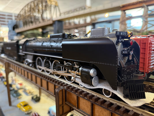 MTH 20-3960-1 - Premier - FEF 4-8-4 Northern Steam Engine "Union Pacific" #835 w/ PS3 (Black) - MrMuffin'sTrains