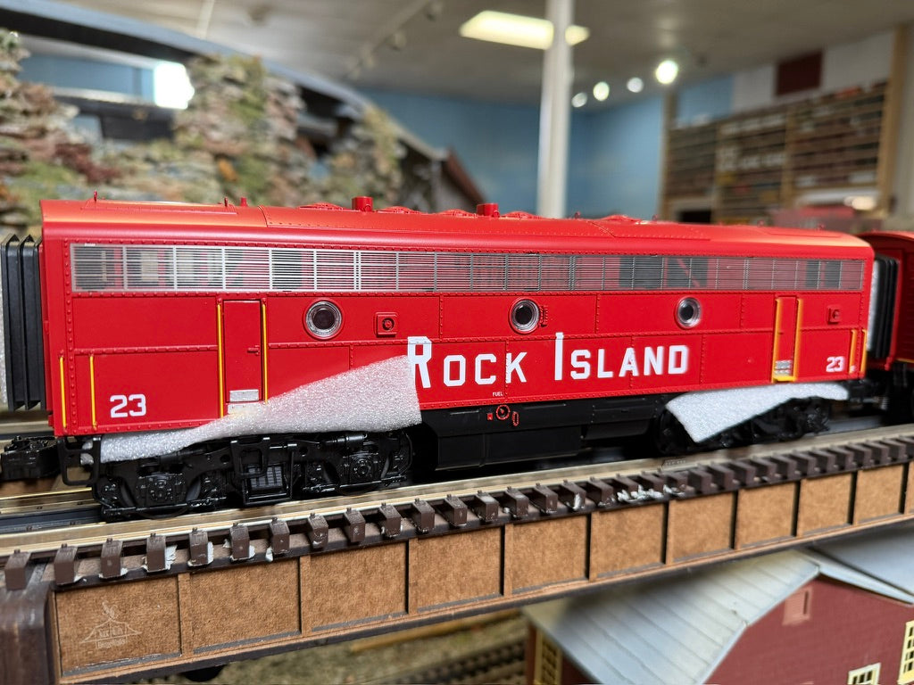 MTH - Premier - F-7 A/B Diesel Engine Set "Rock Island" #121/#23 w/ PS3 Set #2 - Custom Run for MrMuffin'sTrains - MrMuffin'sTrains