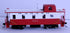 Bachmann HO 14002 - Slanted Offset Cupola Caboose "Wabash" #2824