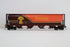 Bachmann HO 73802 - Cylindrical 4-Bay Grain Hopper Car "Saskatchewan" #397135 w/ Flashing End-Of-Train Device