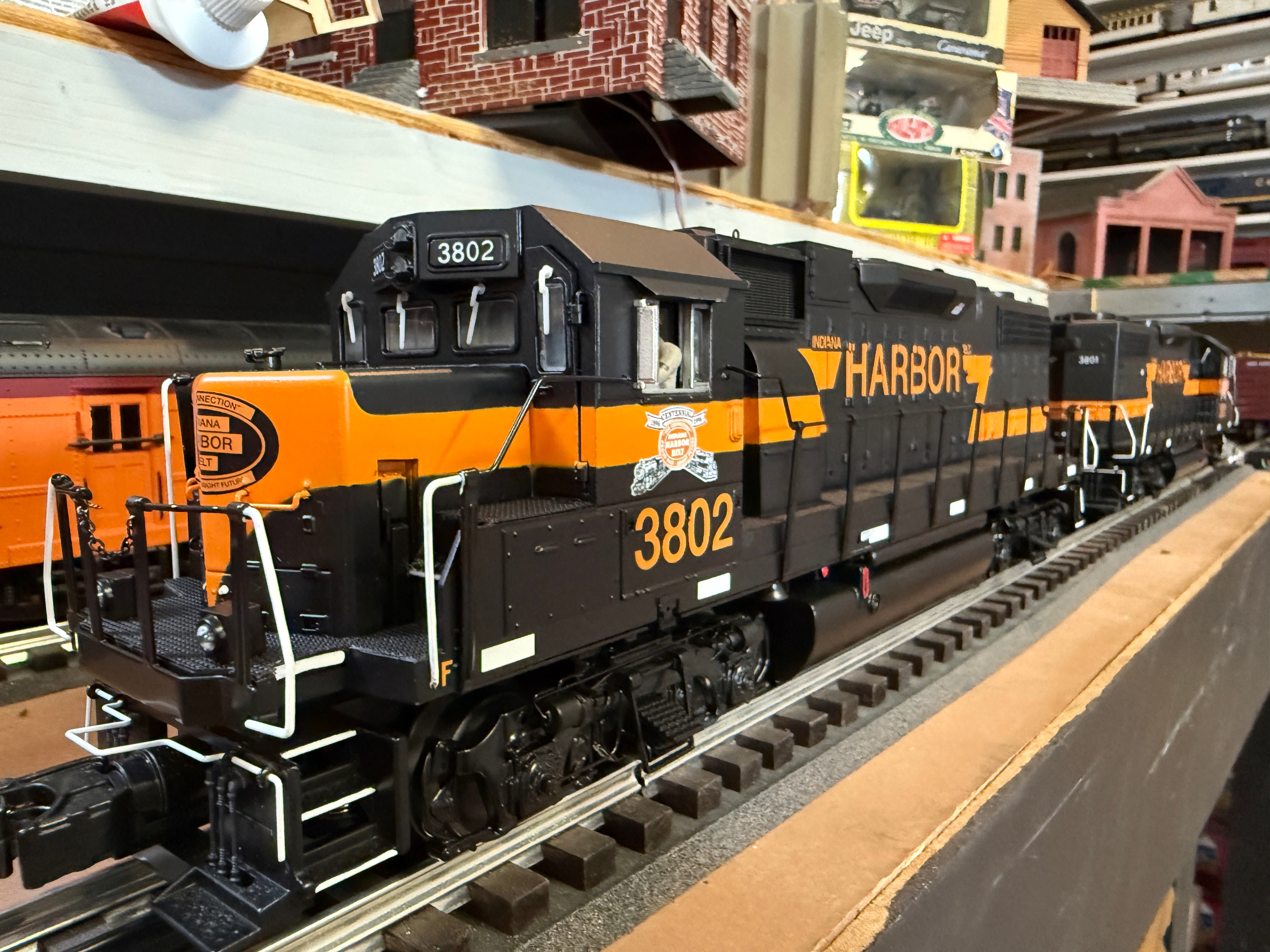 Atlas O 30138397S - Premier - GP38-2 Diesel Locomotive "Indiana Harbor Belt" #3802 - Custom Run for MrMuffin'sTrains