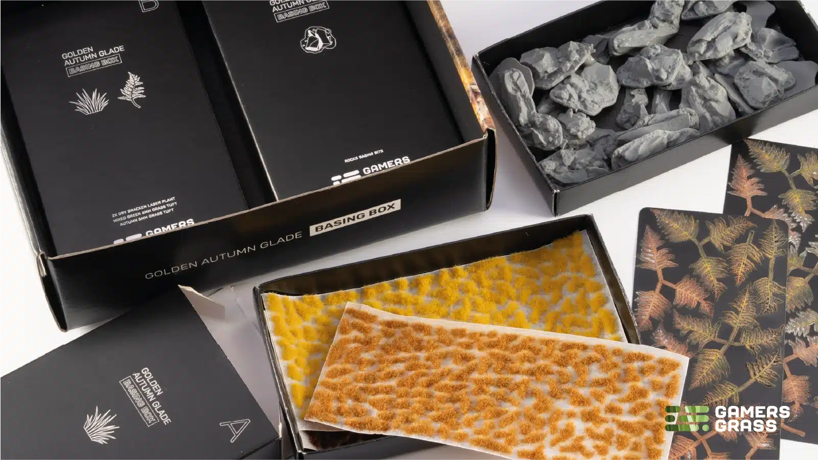 Gamers Grass GGSB-GAGBB - Golden Autumn Glade Basing Box