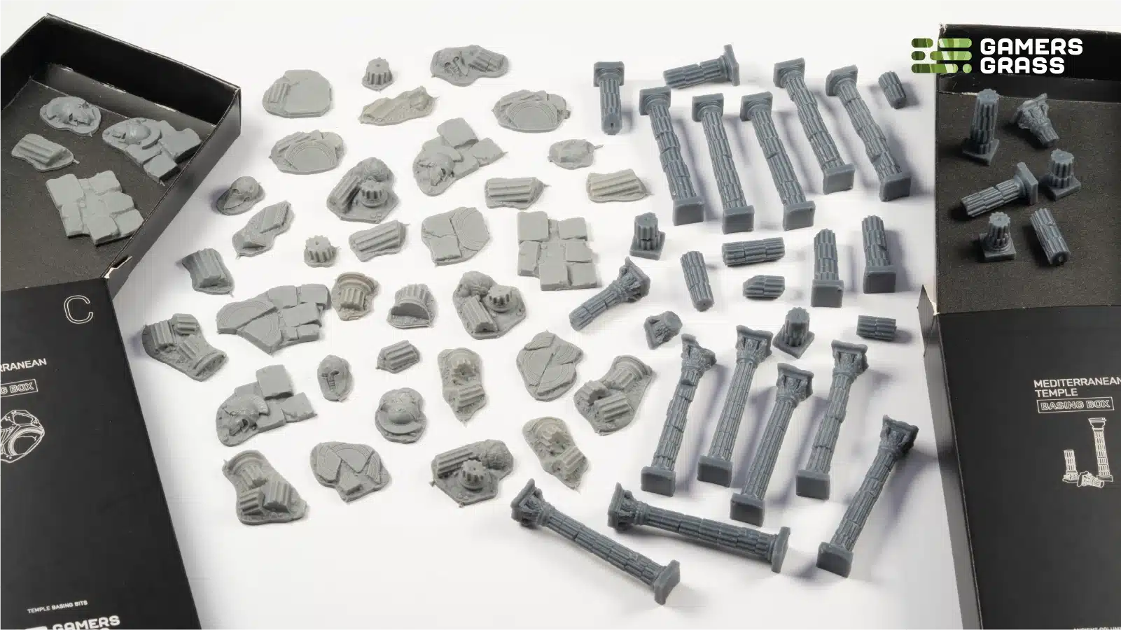 Gamers Grass GGSB-MTBB - Mediterranean Temple Basing Box