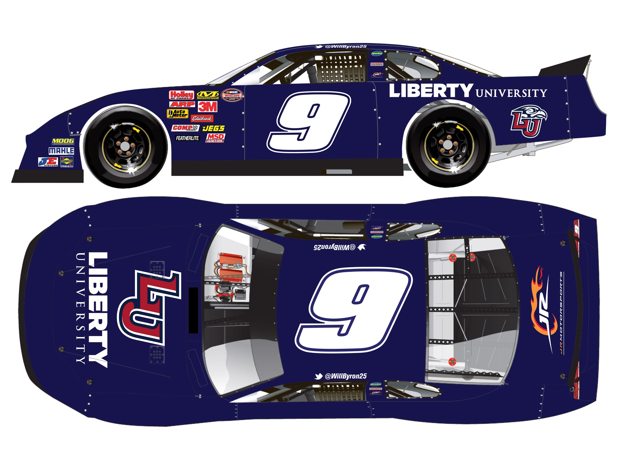 Lionel Racing - Late Model Series - William Byron - #9 Liberty University - 2014
