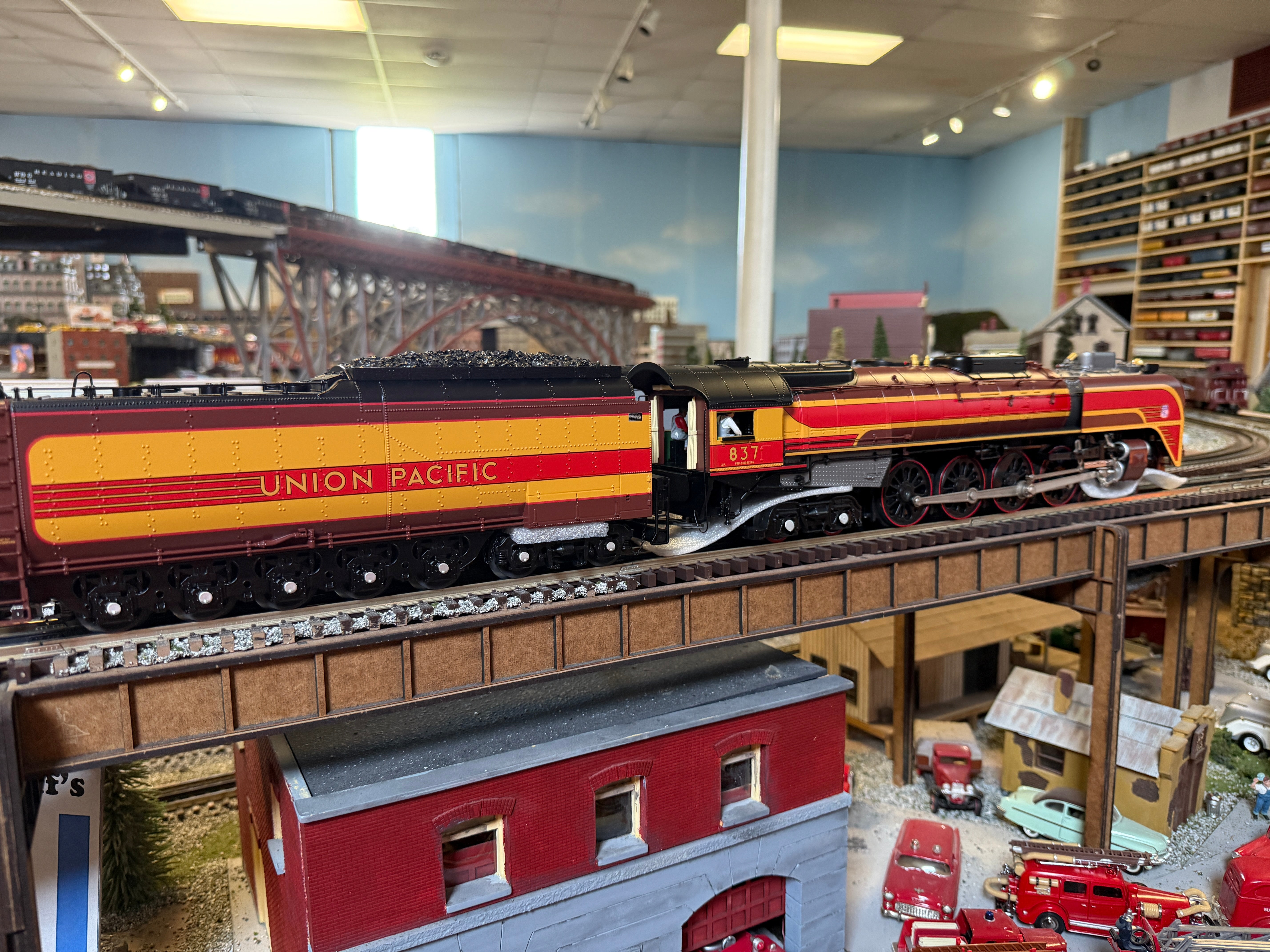 MTH 20-3968-1 - FEF 4-8-4 Northern Steam Engine "Union Pacific" #837 w/ PS3 ('49er Scheme) Coal - Custom Run for MrMuffin'sTrains