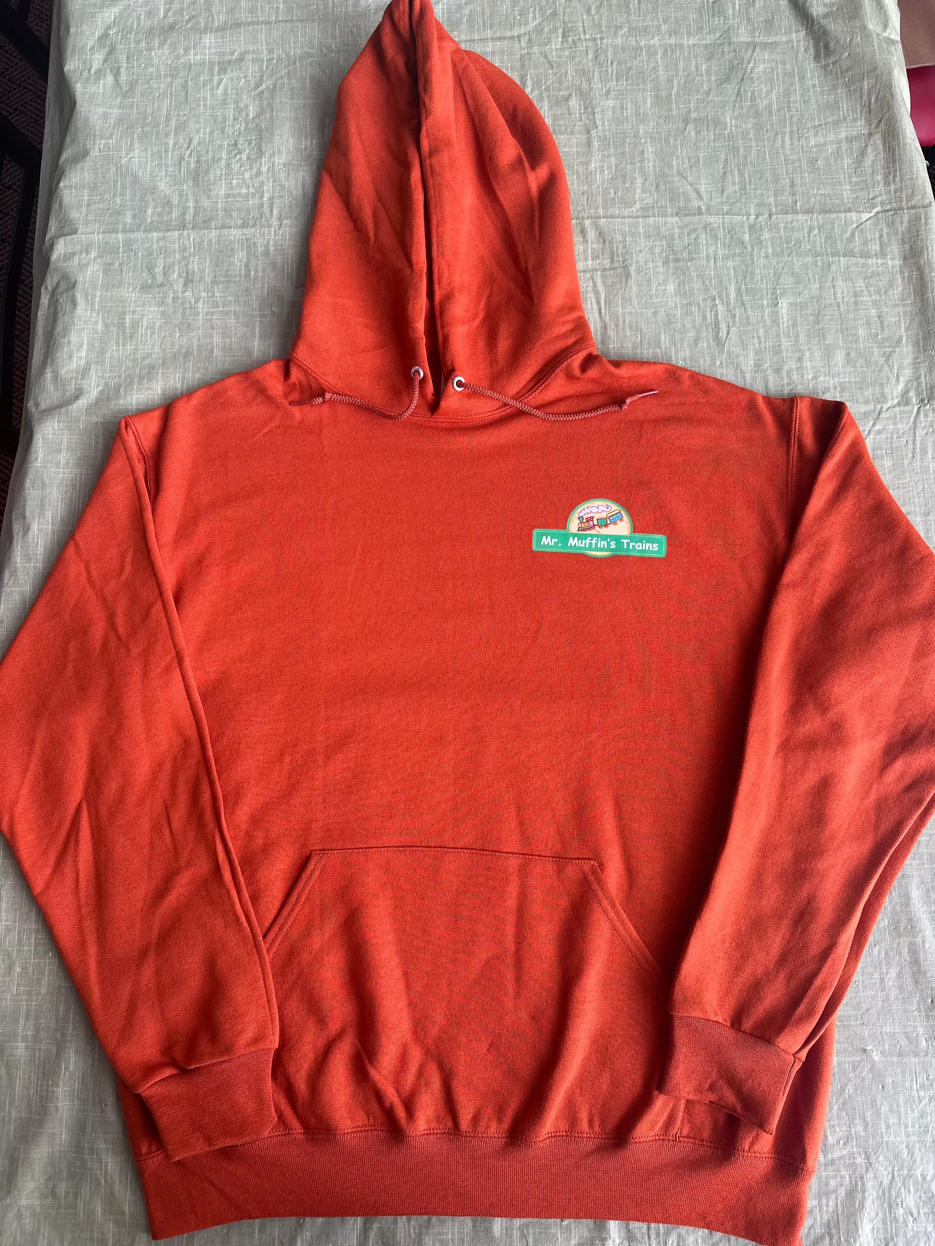 Hooded Sweatshirt - "MrMuffin'sTrains" Adult
