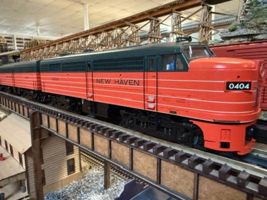 Lionel 2533961 - Legacy FA-2 AA Diesel Set "New Haven" #0404/0406 - Custom Run for MrMuffin'sTrains - MrMuffin'sTrains