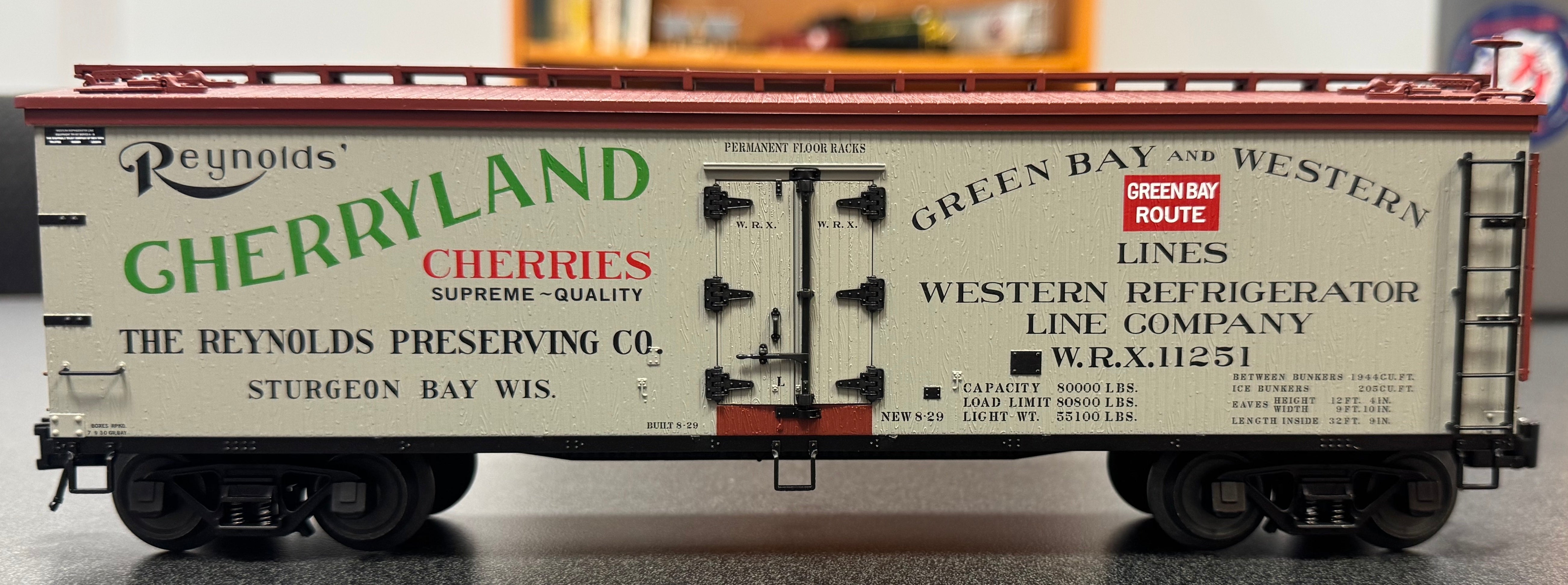 Atlas O 3002647S - Master - 40' Wood Reefer "Cherryland" (Gray) - Custom Run for MrMuffin'sTrains