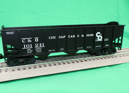 Lionel 2542215 - 3-Bay Hopper w/Peaked Ends "Chesapeake & Ohio" Pack B (3-car) - MrMuffin'sTrains