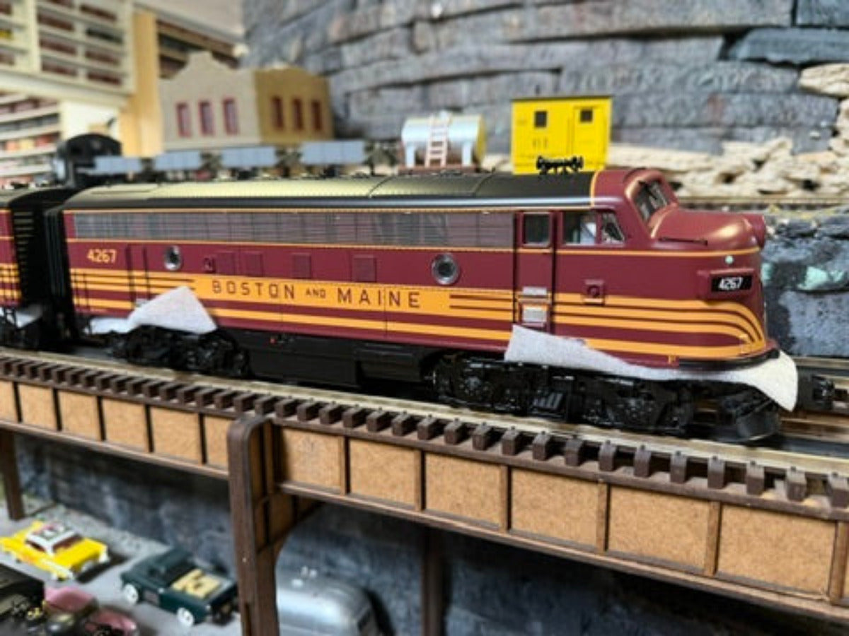 MTH 20-21990-1 - F-7 A Unit Diesel Engine "Boston & Maine" #4267 w/ PS3 - MrMuffin'sTrains