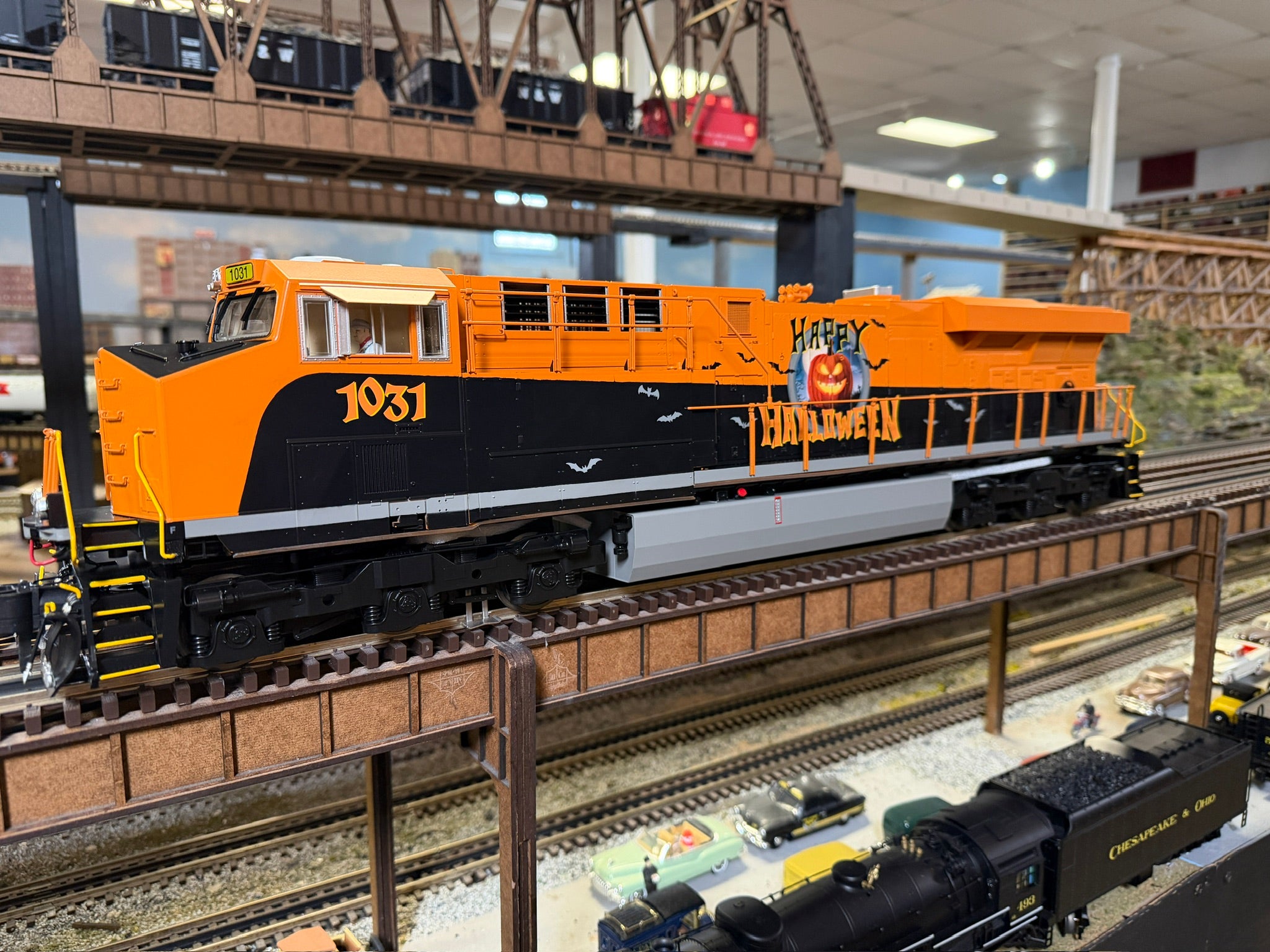 MTH 70-2190-1 - ES44AC Diesel Engine "Halloween" #1031 w/ PS3