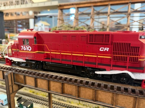 MTH 20-22063-1 - Premier - RS-11 Low Hood Diesel Engine "Conrail" #7610 w/ PS3