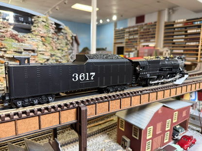 MTH 30-1876-1 - RailKing - 2-10-0 Imperial Decapod Steam Engine "Illinois Central" #3617 w/ PS3 (Long Haul Tender)