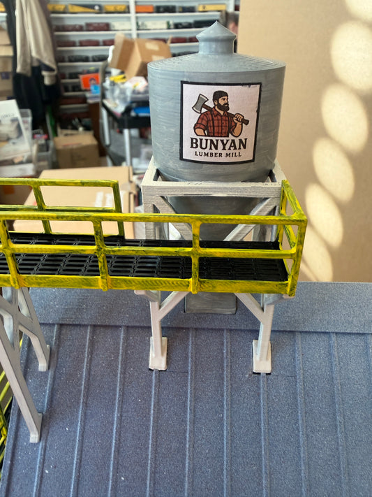 Sedgwick O Scale Models M009 - Paul Bunyan Lumber Mill's Wood Chip Loader Kit - MrMuffin'sTrains