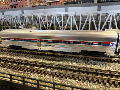 Lionel 2527180 - 18" Aluminum Stationsounds Diner Car "Amtrak" Phase I