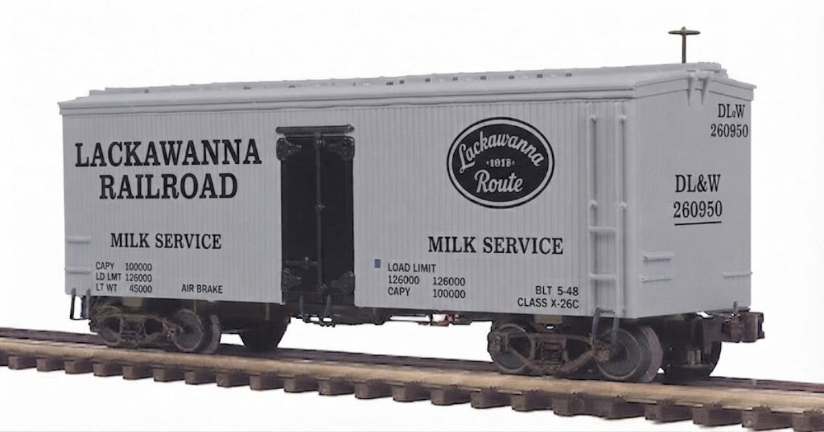 Lionel 27260DLW3 - Milk Car "Lackawanna" #TBD - Custom Run for MrMuffin'sTrains
