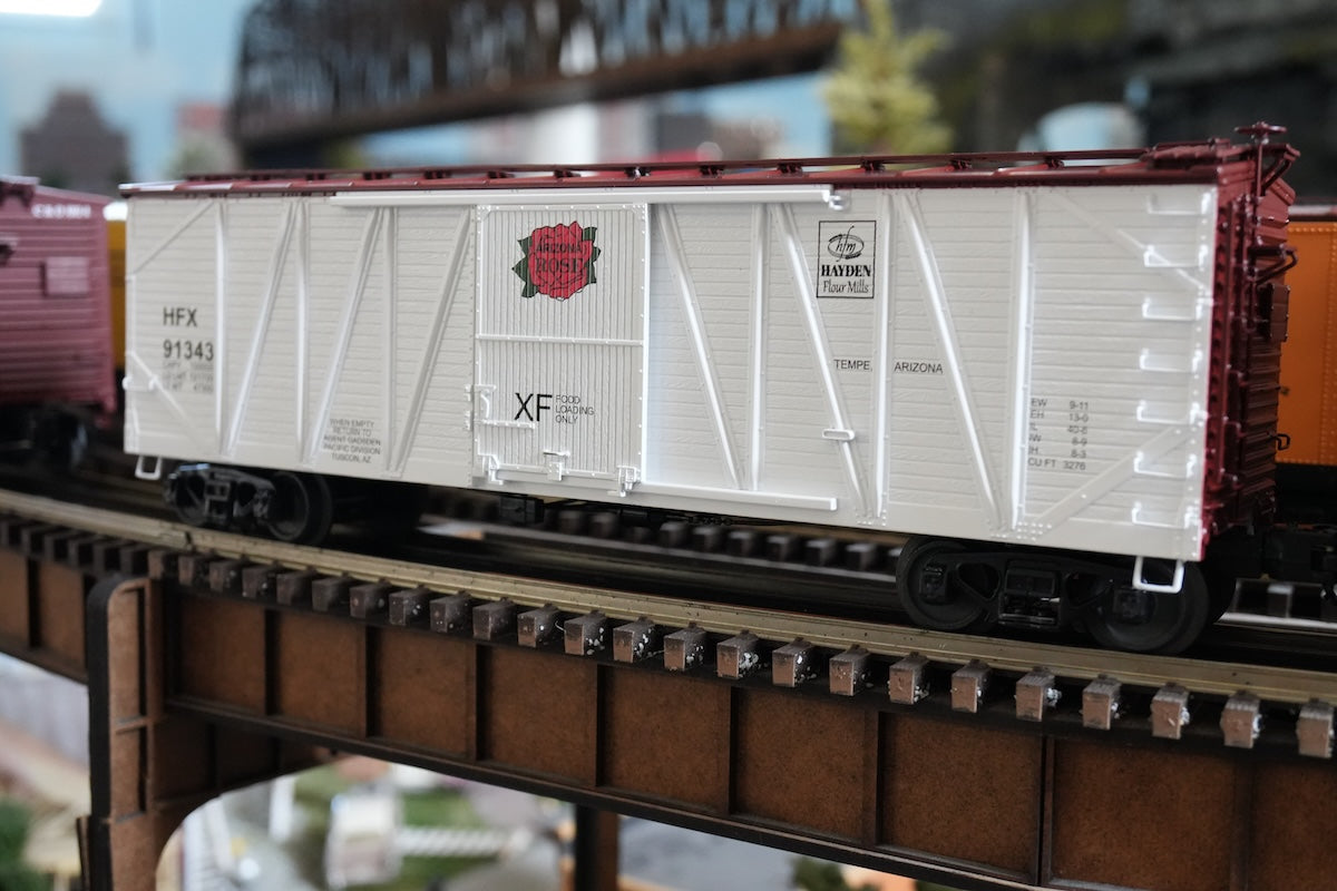 MTH 20-99467 - Premier - 40’ USRA Single Sheathed Box Car "Arizona Rose" #91343 - Custom Run for MrMuffin'sTrains