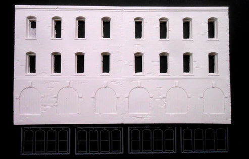 Downtown Deco HO 1081 - 3 Large Background Factory Casting - Unpainted