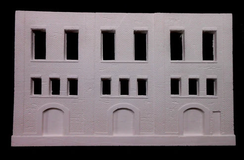 Downtown Deco HO 1081 - 3 Large Background Factory Casting - Unpainted