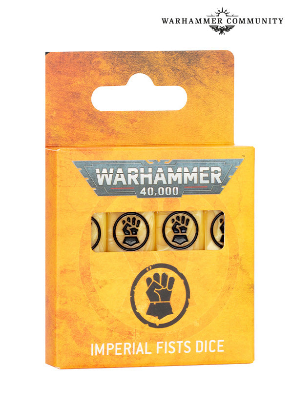 Games Workshop 55-64 - Warhammer 40,000 - Imperial Fists: Dice
