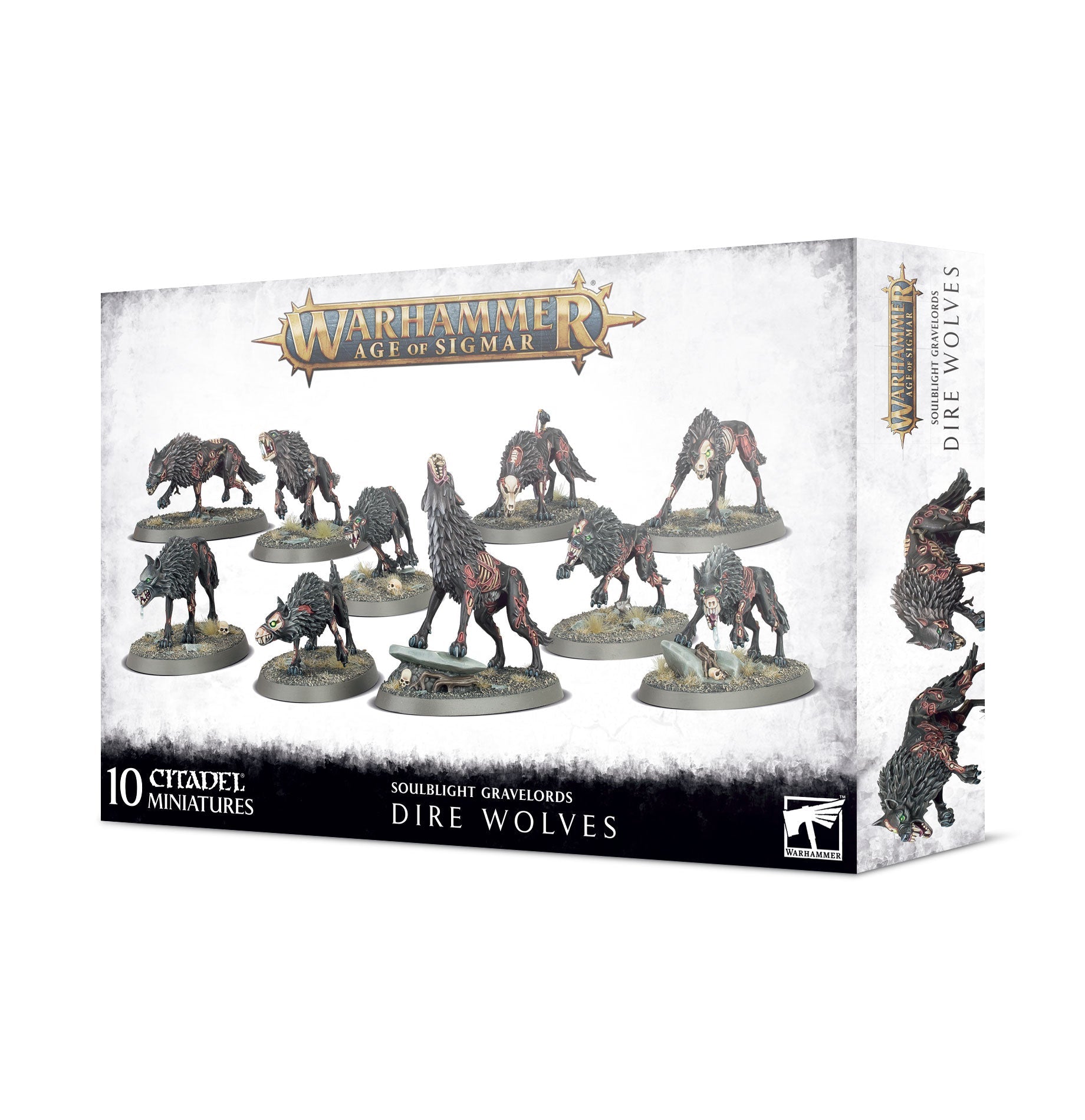 Games Workshop 91-45 - Age of Sigmar - Soulblight Gravelords: Dire Wolves