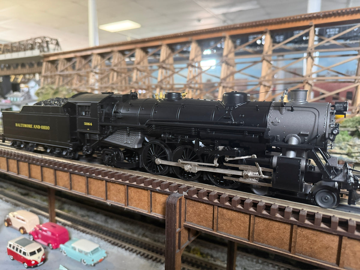 MTH 20-3984-1 - Premier - 4-6-2 USRA Heavy Pacific Steam Engine "Baltimore & Ohio" #5064 (Black) w/ PS3 - Custom Run for MrMuffin'sTrains