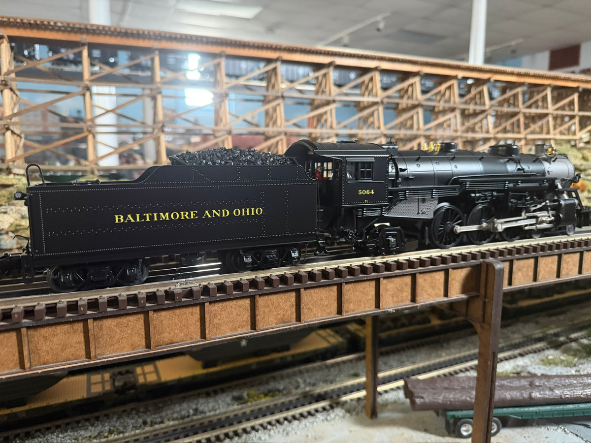 MTH 20-3984-1 - Premier - 4-6-2 USRA Heavy Pacific Steam Engine "Baltimore & Ohio" #5064 (Black) w/ PS3 - Custom Run for MrMuffin'sTrains
