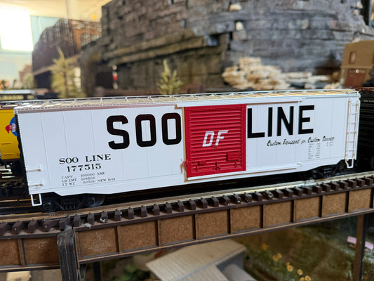 MTH 20-99444 - Premier - 50’ Ps-1 Box Car "SOO Line" #177501 - Custom Run for MrMuffin'sTrains - MrMuffin'sTrains