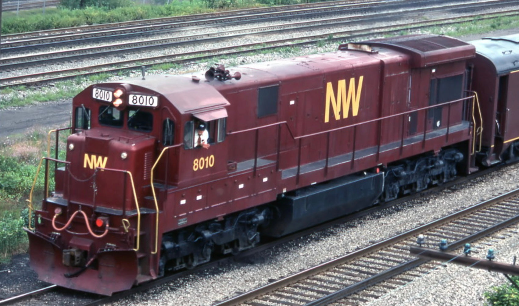 MTH 30-2126NWT-1 - C30-7 Diesel Engine "Norfolk & Western(Tuscan)" #8010 w/ PS3 - Custom Run for MrMuffin'sTrains