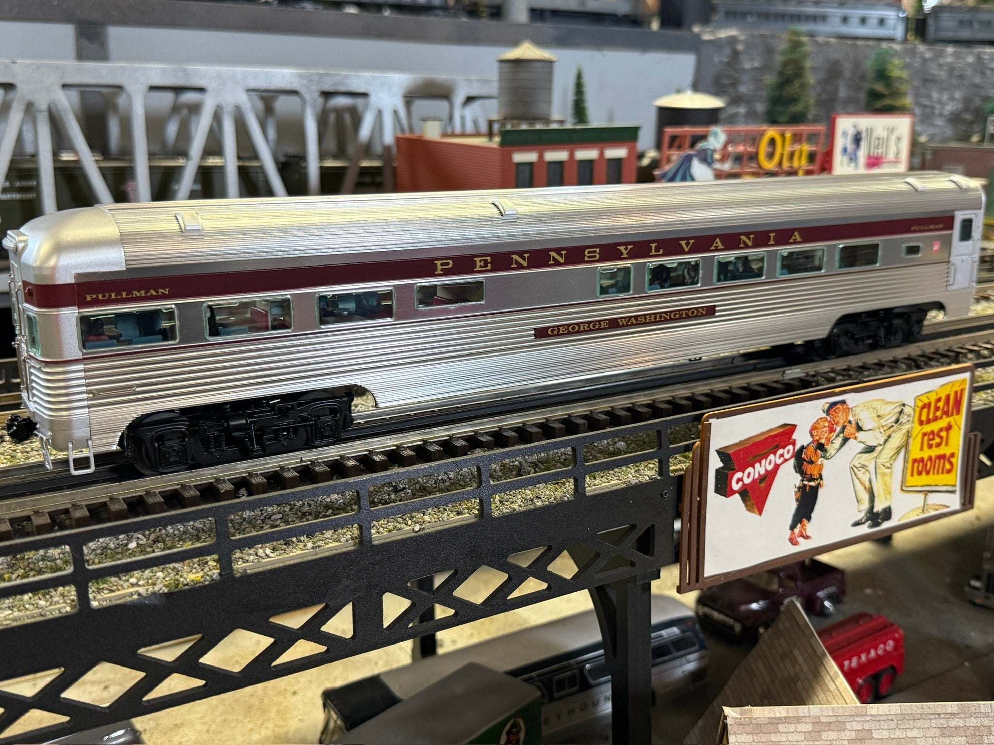 Lionel 2527080 - 18" Aluminum Passenger Car Set "Pennsylvania" (4-Car) Congressional