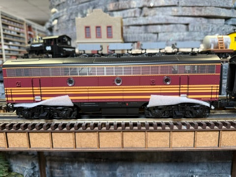 MTH 20-21990-3 - F-7 B Unit Diesel Engine "Boston & Maine" #4267B w/ PS3 (Non-Powered)