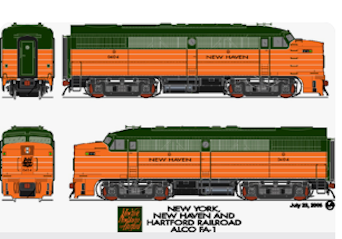 Lionel 25339NHB - Legacy - FB-2 Diesel Locomotive SuperBass "New Haven" #0466 - Custom Run for MrMuffin'sTrains