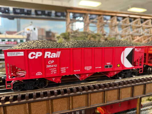 Ready Made Trains RMT-66255 - 70 Ton 3-Bay Coal Hopper Car "CP Rail" w/ Load