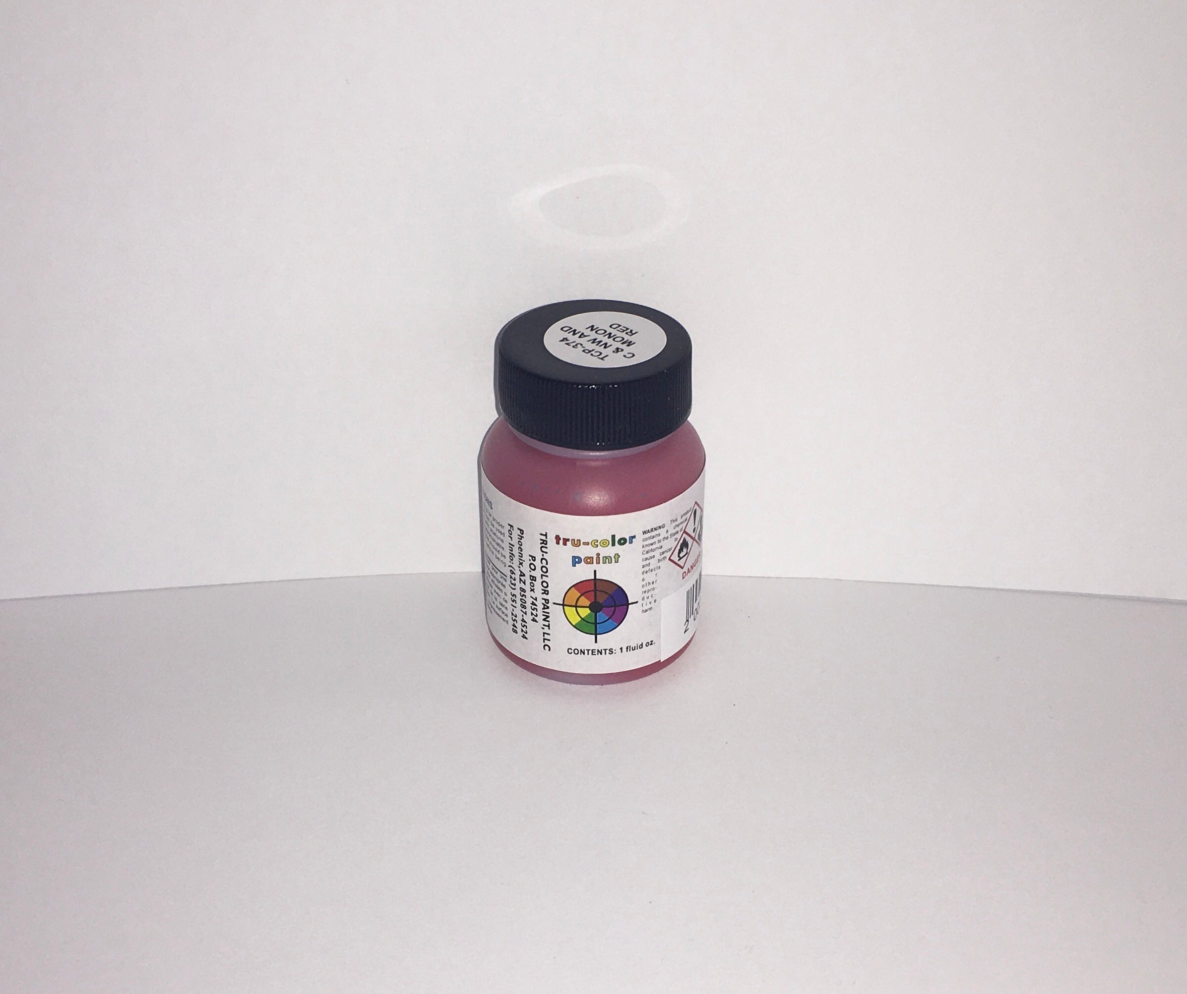 Tru-Color Paint - TCP-374 - CNW & Monon - Red (Solvent-Based Paint)