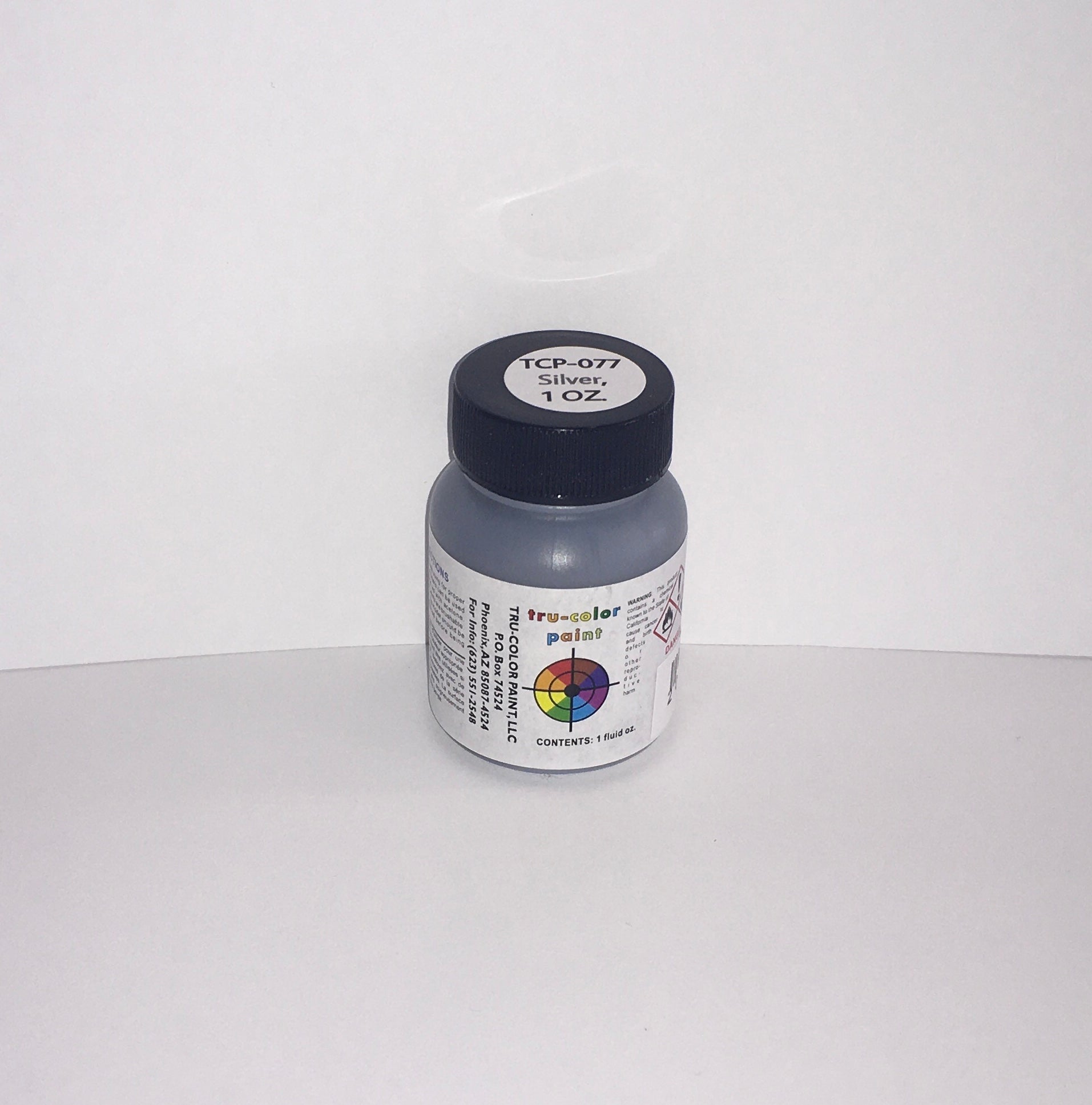 Tru-Color Paint - TCP-077 - Silver (Solvent-Based Paint)