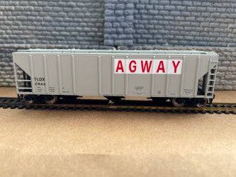 Walthers HO 910-49419 - Mainline - 50' Pullman-Standard PS-2CD 4427 3-Bay Covered Hopper "Agway TLDX" #2985