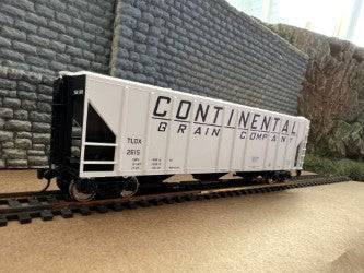 Walthers HO 910-49424 - Mainline - 50' Pullman-Standard PS-2CD 4427 3-Bay Covered Hopper "Continental Grain Co. TLDX" #2615