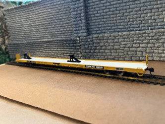 Walthers HO 910-5735 - Mainline - 89' Channel Side Flatcar "TTX" #150272