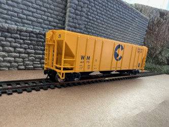 Walthers HO 910-49431 - Mainline - 50' Pullman-Standard PS-2CD 4427 3-Bay Covered Hopper "Western Maryland" #4682