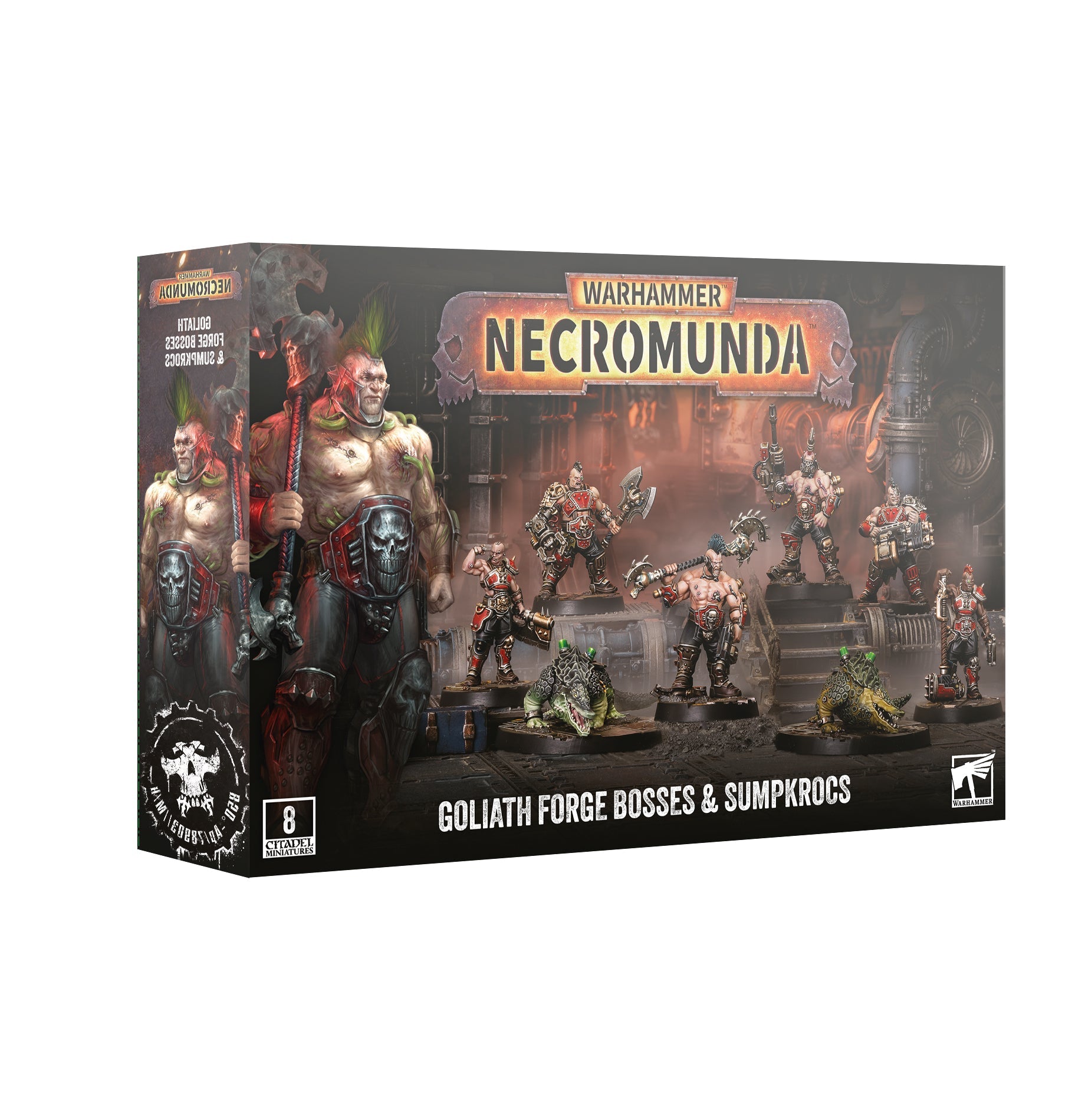 Games Workshop 301-76 - Necromunda - Goliath Forge Bosses & Sumpkrocs