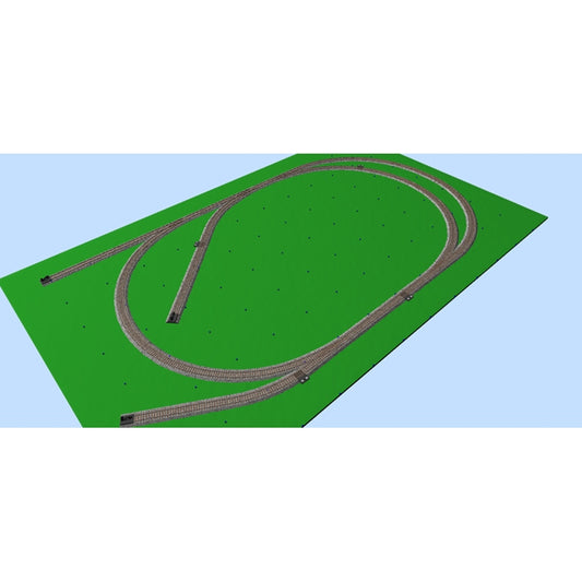 Atlas HO-13 Simple Oval with Spurs - Code 100 Layout Packages
