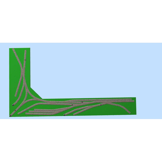 Atlas HO-19 Narrow Switching Railroad for Tight Places - Code 100 Layout Packages