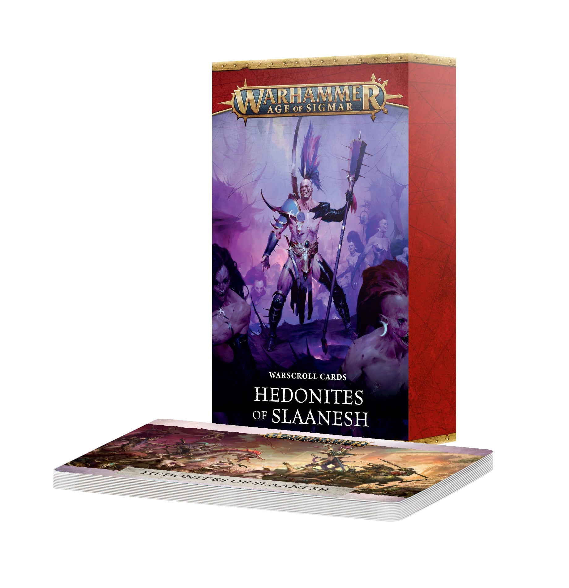 Games Workshop 83-71 - Age of Sigmar - Hedonites of Slaanesh: Warscroll Cards (2026)