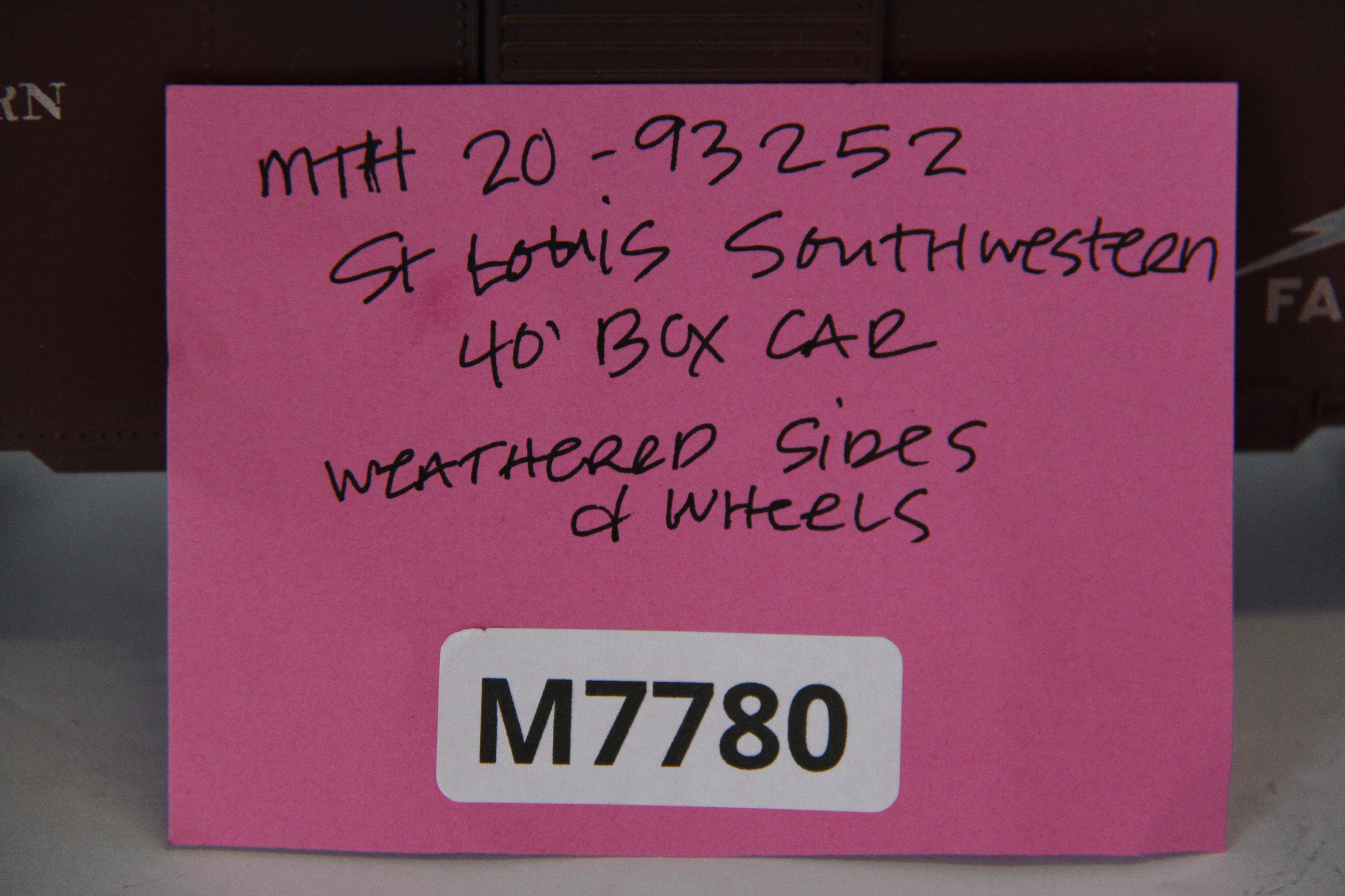 MTH 20-93252 St Louis Southwestern #33708 40' Box Car-Second hand-M7780