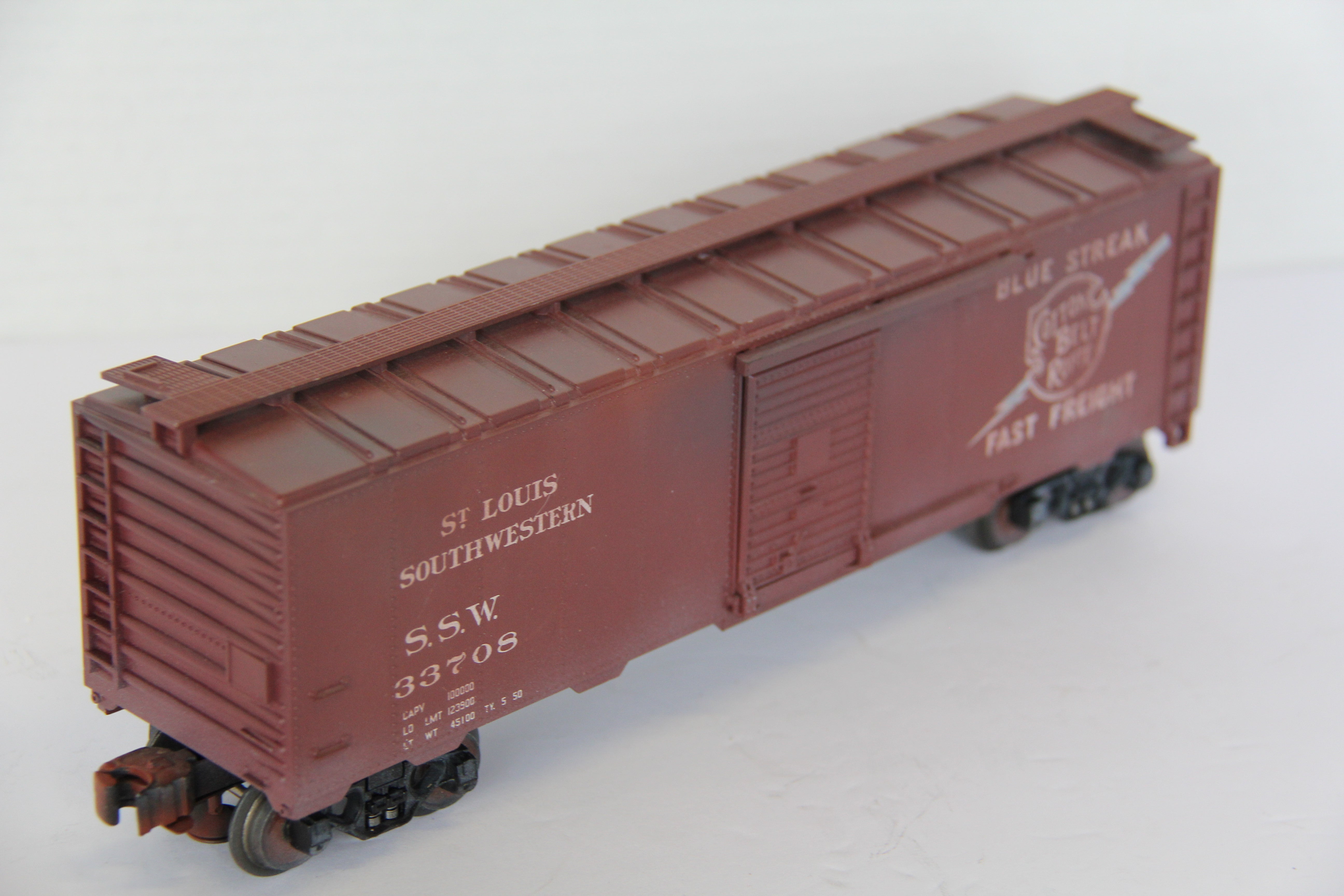 MTH 20-93252 St Louis Southwestern #33708 40' Box Car-Second hand-M7780