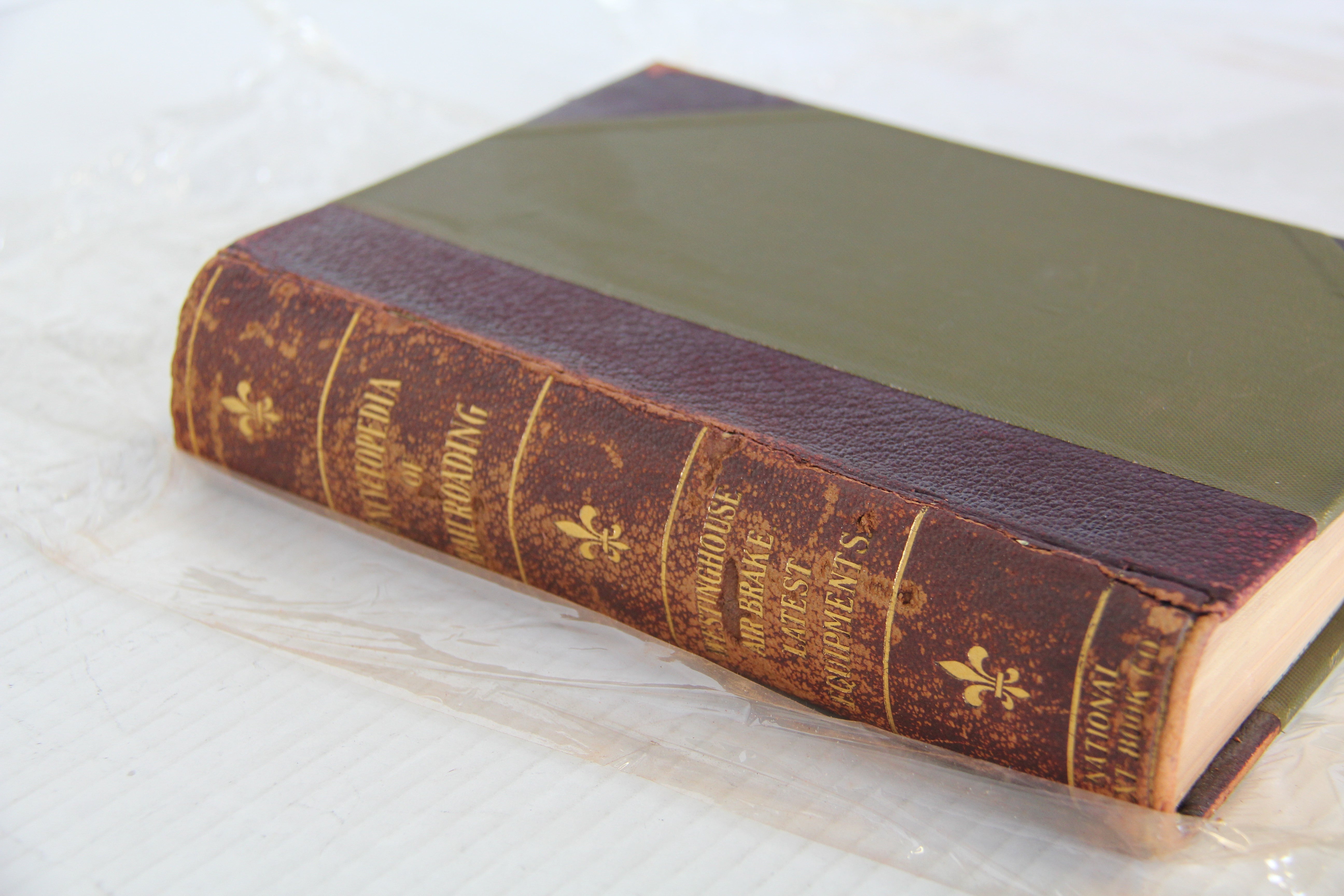 1910 Encyclopedia of RailRoading-WestingHouse Air Brake Latest Equipment-Second hand-M7379 - MrMuffin'sTrains