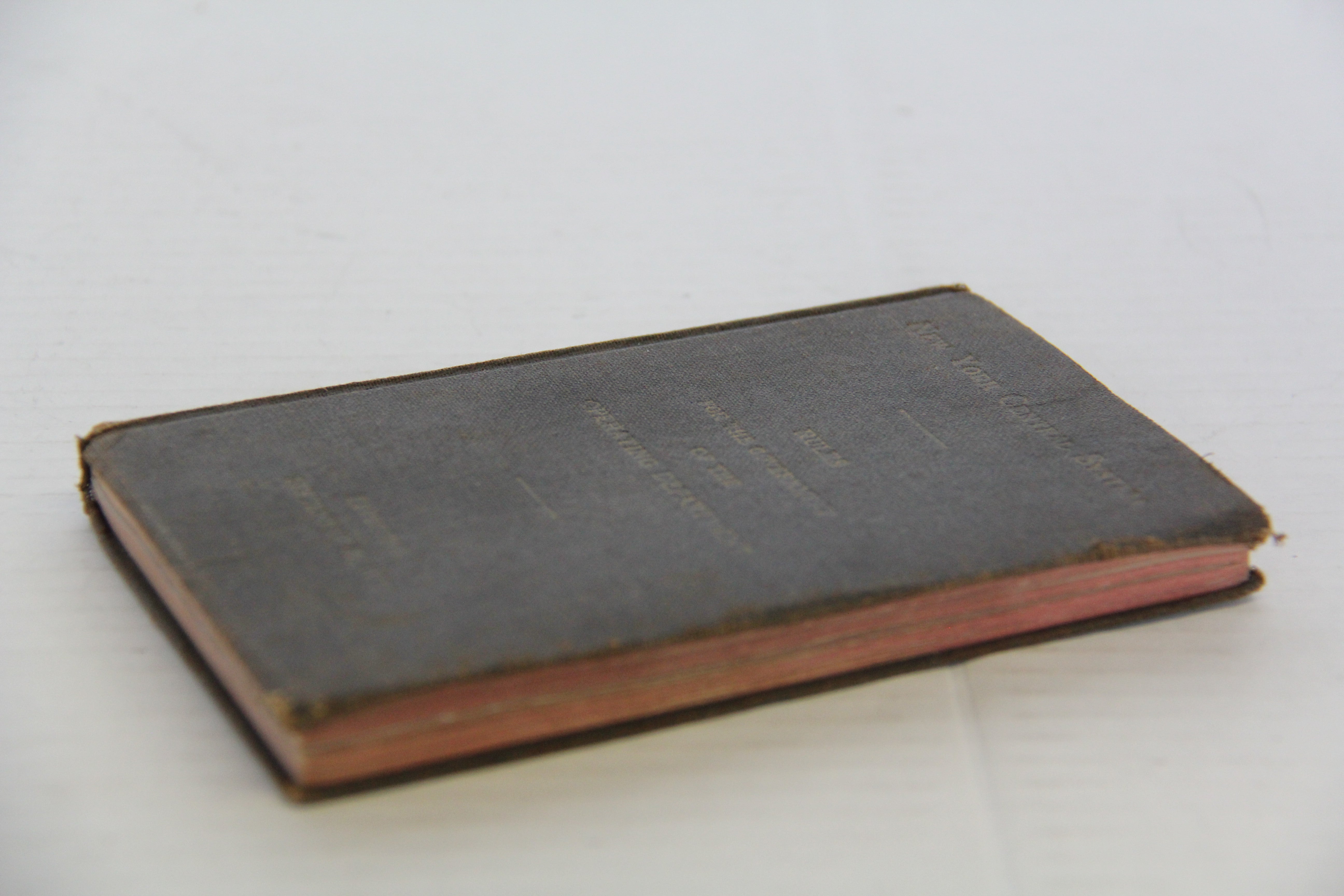 1937 New York Central System's "Rules for the Government of the Operating Department"-Second hand-M7380 - MrMuffin'sTrains