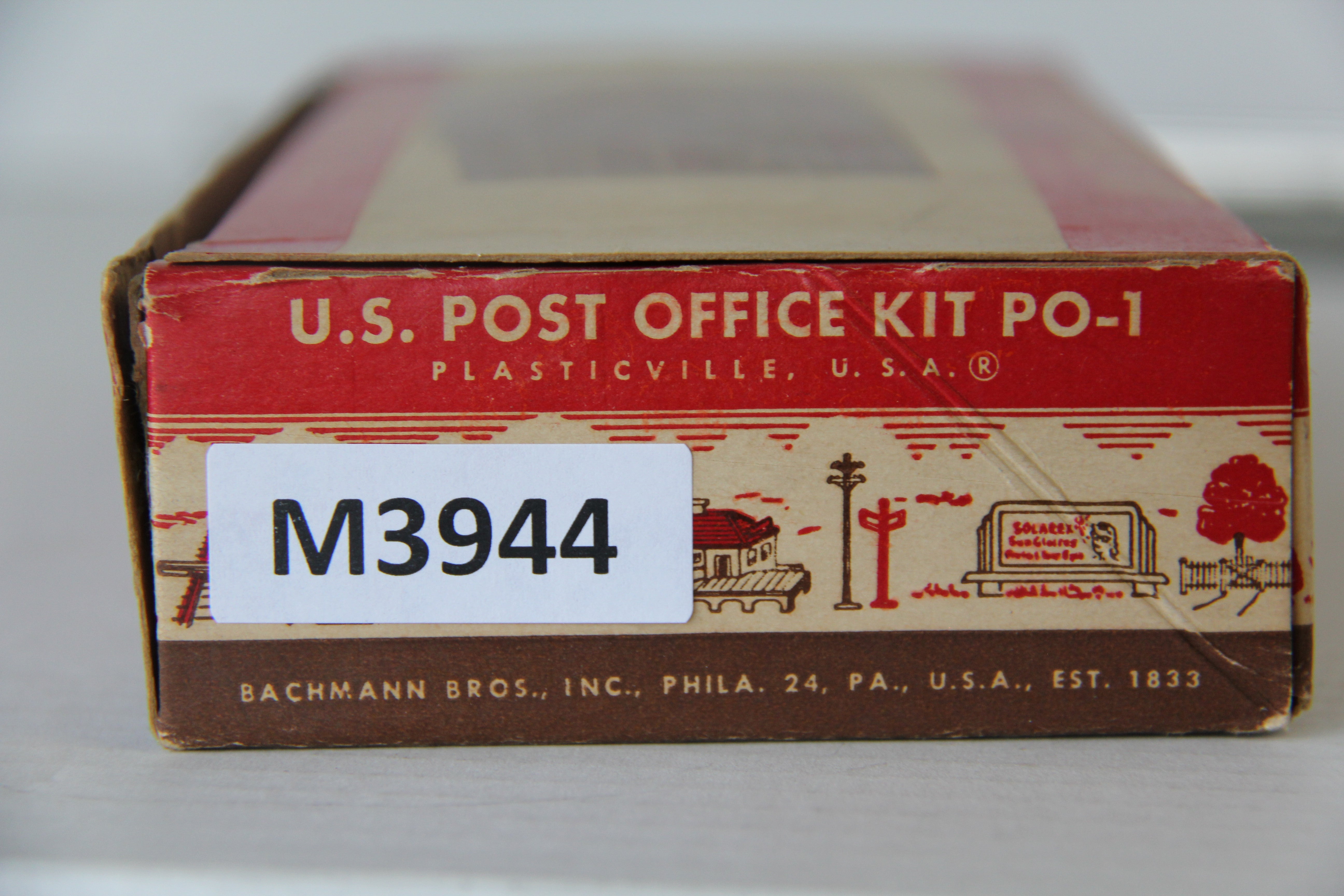 Bachmann Plasticville USA #PO-1 US Post Office-Second hand-M3944