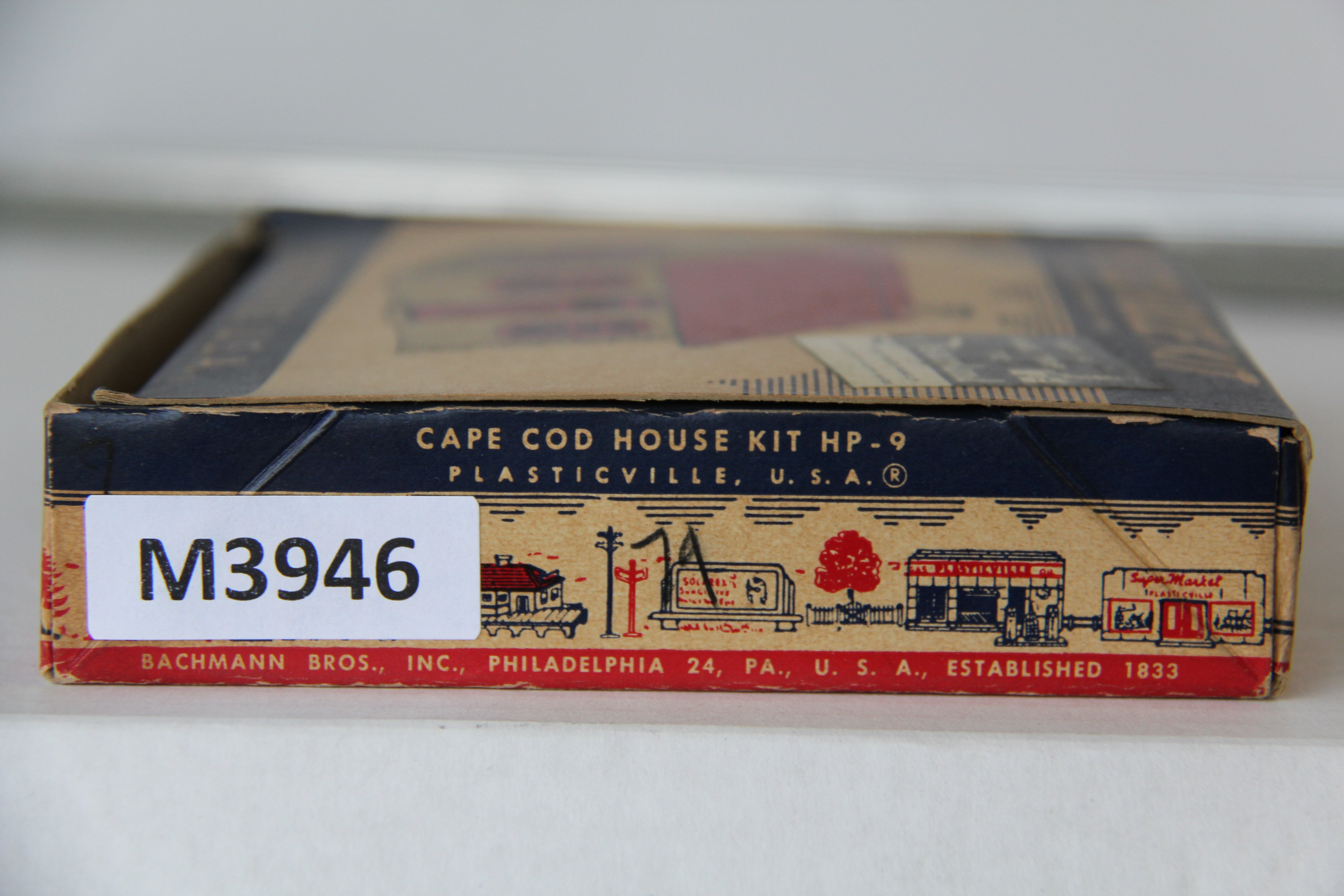 Bachmann Plasticville USA #HP-9 Cape Cod House 2 Set-Second hand-M3946